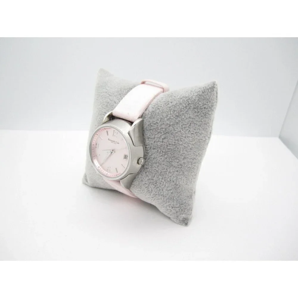 Women Kenneth Cole New York Quartz WR Analog 34mm Dial Causal  Pink Watch (F844)
